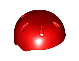 Каска на скейтър : {ярко червен}