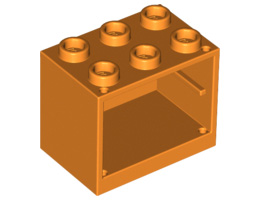 Шкаф 2X3X2 : {ярко оранжев}