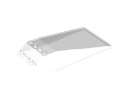 Windscreen 12 x 6 x 2 with Locking Dual 2 Fingers Hinge: {прозрачен}