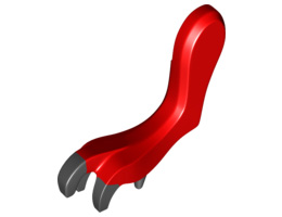 Dragon Arm with Black Claws - Left: {ярко червен}