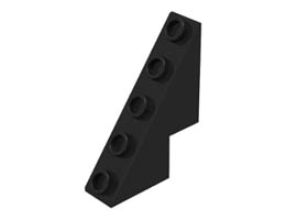Slope 53 3 x 1 x 3 1/3 with Studs on Slope: {черен}