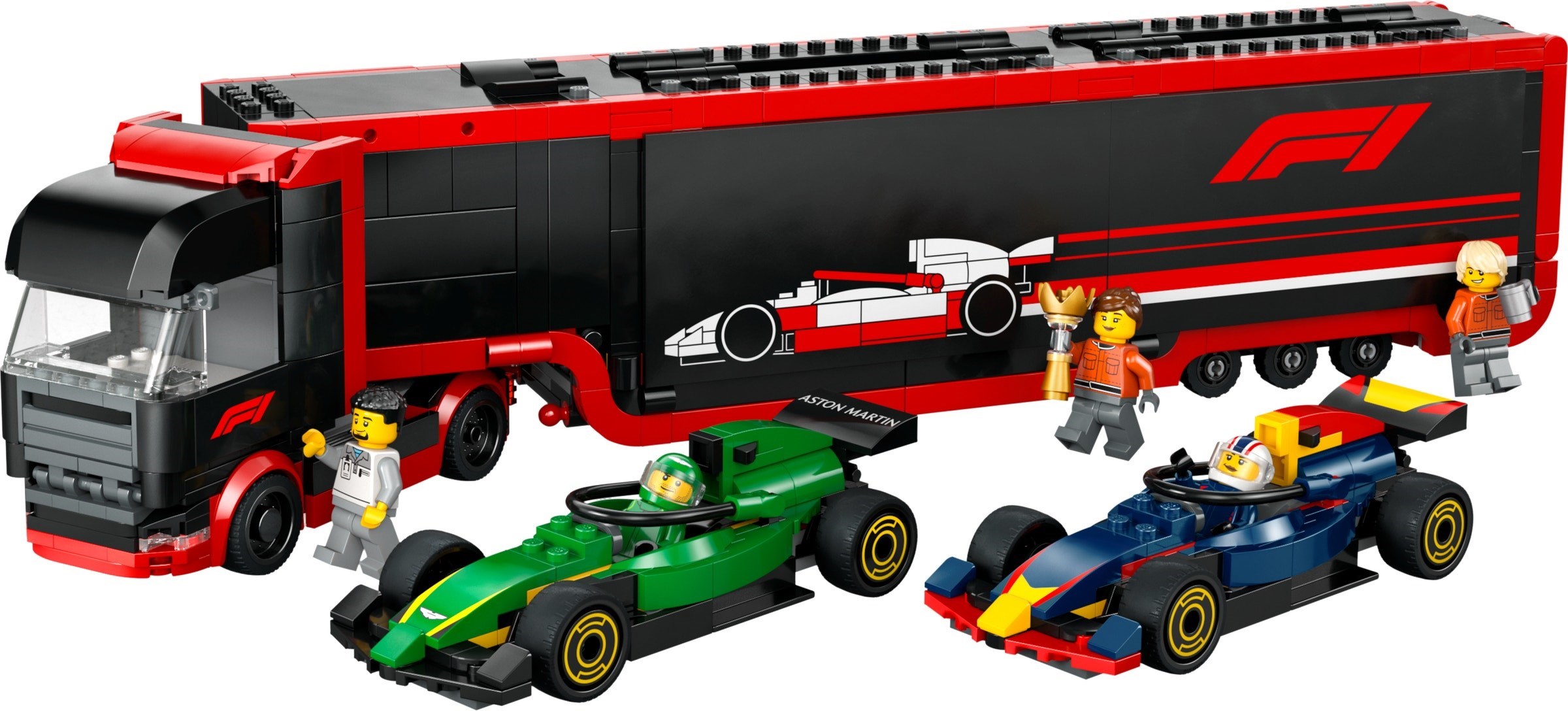 Камион от F1® с коли RB20 и AMR24 от F1® – СИТИ