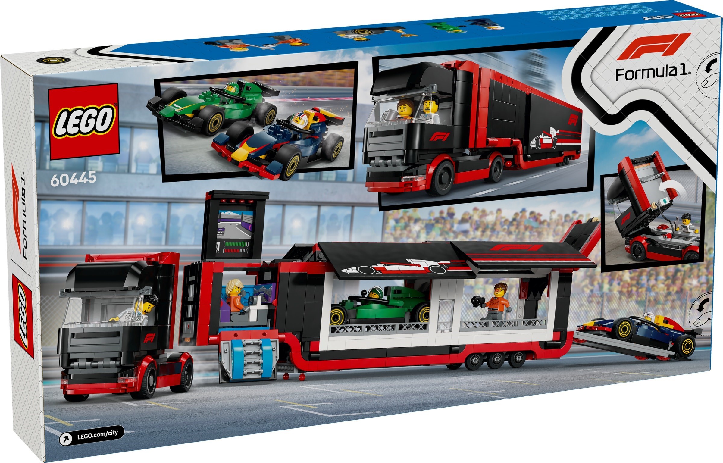Камион от F1® с коли RB20 и AMR24 от F1® – СИТИ