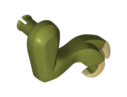 Животно No. 5 заден ляв крак No. 2 : {маслинено зелен}