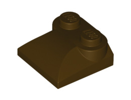 Плочки с кривини 2X2: {тъмно кафяв}