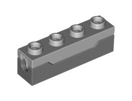 Изстрелвачка с пружина 1X4: {тъмно каменно сив}