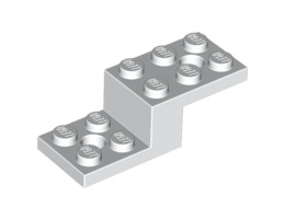 Камък 1X2X1 1/3 W. 2 плочки 2X2: {бял}
