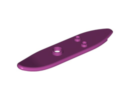 Minifigure, Utensil Surfboard Long: {ярко червеникаво-виолетов}