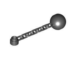 Chain with Ball, 5 Links: {черен}