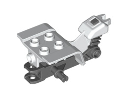 Tricycle Body Top with Dark Bluish Gray Chassis : {бял}