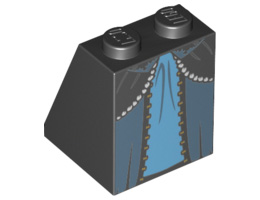 Покривна плочка 2X2x2/65 градуса No.: {черен}