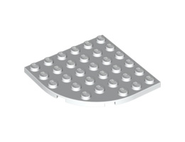 Плочка 6X6 с дъга: {бял}