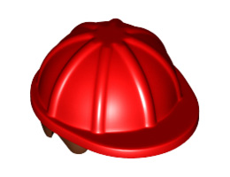 Мини шапка No. 13 с коса: {ярко червен}