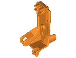 Minifigure, Utensil Seat with Ball Socket (Hero Factory Cockpit): {ярко оранжев}