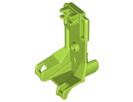 Minifigure, Utensil Seat with Ball Socket (Hero Factory Cockpit): {ярко жълто-зелен}