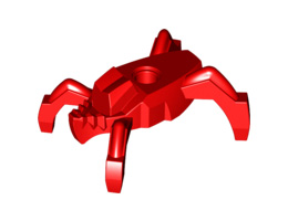 Hero Factory Jumper Body Base: {ярко червен}