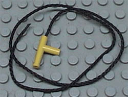 Minifigure, Utensil Hose Nozzle Simple with 35L Black String : {ярко жълт}