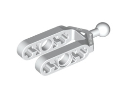 Technic, Steering Knuckle Arm with Ball Joint (Tow Ball) : {бял}