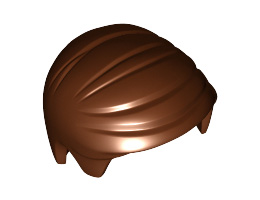 Мини перука No. 22: {червеникаво-кафяв}