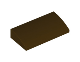 Плочка с дъга 2X4x2/3: {тъмно кафяв}