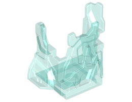 Rock Panel 2 x 4 x 3 with Fractures (Chima Ice Cage): {прозрачно светло син}