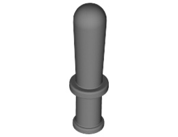 Minifigure, Weapon Baton / Club: {тъмно каменно сив}