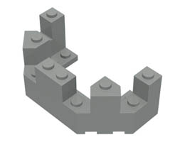 Балкон 1/2 4X8X2 1/3: {сив}