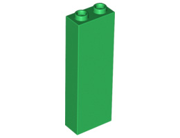Тухличка 1X2X5 : {тъмно зелен}
