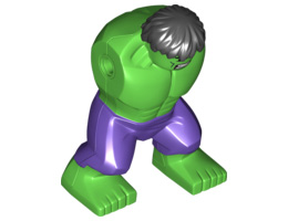 Body Giant, Hulk with Dark Purple Pants Pattern: {ярко зелен}