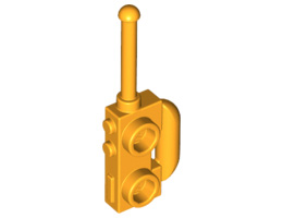 Minifigure, Utensil Radio with Extended Handle: {огнено жълто-оранжев}