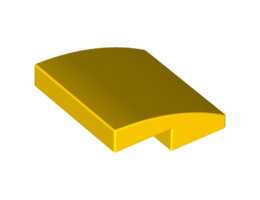 Плочка с дъга 2X2X2/3: {ярко жълт}