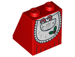 Покривна плочка 2X2x2/65 градуса No.: {ярко червен}