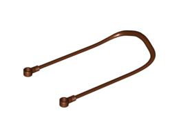 Bridle, 16cm long (for Dewback02): {червеникаво-кафяв}