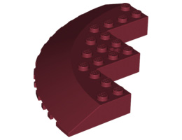 Кръг 90D 10X10, изкривен 18D: {нов тъмно червен}