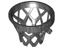 Sports Basketball Net with Axle: {титаниево метален}