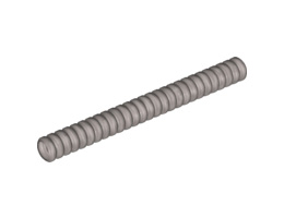 Hose, Ribbed 7mm D. 9L : {сребърно метален}