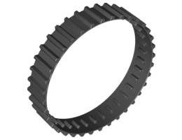 Tread Large, Non-Technic with 36 Treads : {черен}