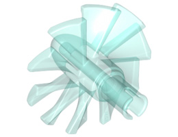 Engine, Large, Center, 10 Blades: {прозрачно светло син}