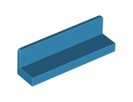 Стенен елемент 1X4X1 гладък : {тъмно небесносин}