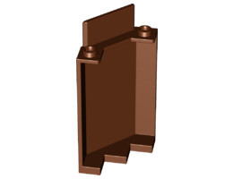 Стена 3X3X6 45 градуса. : {червеникаво-кафяв}