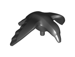 Minifigure, Plume Bird (Crow) : {черен}