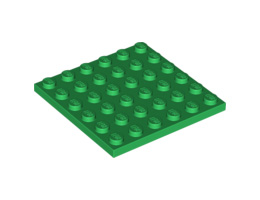 Плочка 6X6 : {тъмно зелен}