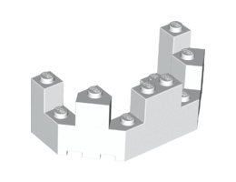 Балкон 1/2 4X8X2 1/3: {бял}