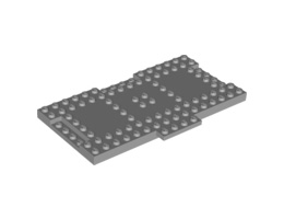 Тухличка 8X16X6,4 mm с крило: {умерено каменно сив}