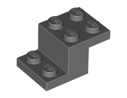 Тухличка с плочка 2X3X1 1/3: {тъмно каменно сив}