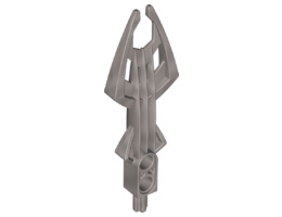 Bionicle Weapon Rahkshi Staff of Disintegration (Guurahk) : {сребърно метален}