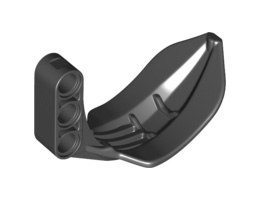 Technic, Grabber Arm Claw / Hook with 3L Liftarm Thick Type 2: {черен}