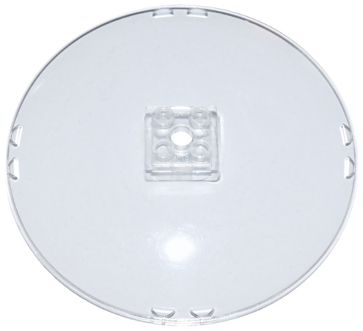 Dish 10 x 10 Inverted (Radar) - Hollow Studs: {прозрачен}