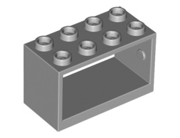 Шкаф 2X4X2 : {умерено каменно сив}