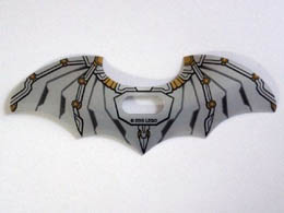 Minifigure, Wings Batman Space Extended with Center Opening and Black and Gold Pattern: {прозрачен}